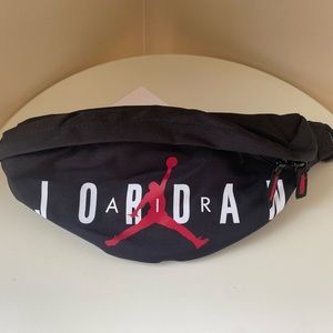 AIR JORDAN Crossbody / Belt Bag, Black & Red